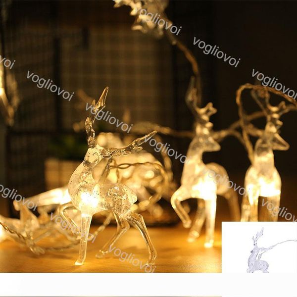 

led strings christmas sika deer led strings light christmas festival party home decor christmas decorations lights epacket