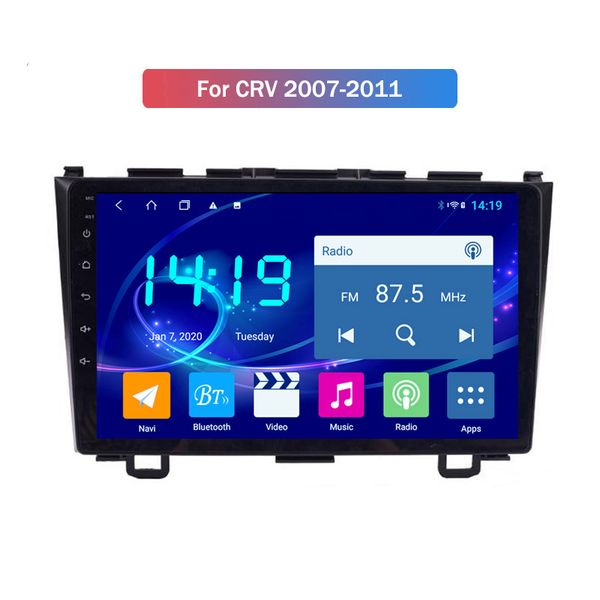 

10" 2.5d android 10 car multimedia player gps для honda crv 2007 2008 2009 2010 2011 авто радио стерео навигации с dsp