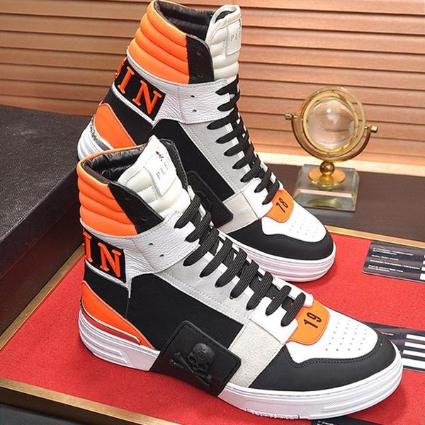 

men shoes casual winter fashion ankle boots breathable lace -up fashion male sneakers chaussures pour hommes mens boots luxury design vi, Black