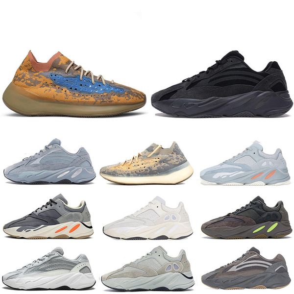 

ale kanye west magnete inertia vanta mens running shoes blue oat non-reflective hospital blue alien mauve static trainers sneakers, White;red