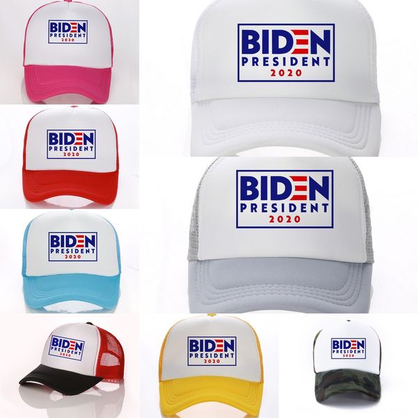 

s1upg 31 color biden president 2020 ball hat caps election baseball caps summer mesh patchwork usa sports visor cap outdoor hats peaked hats, Blue;gray