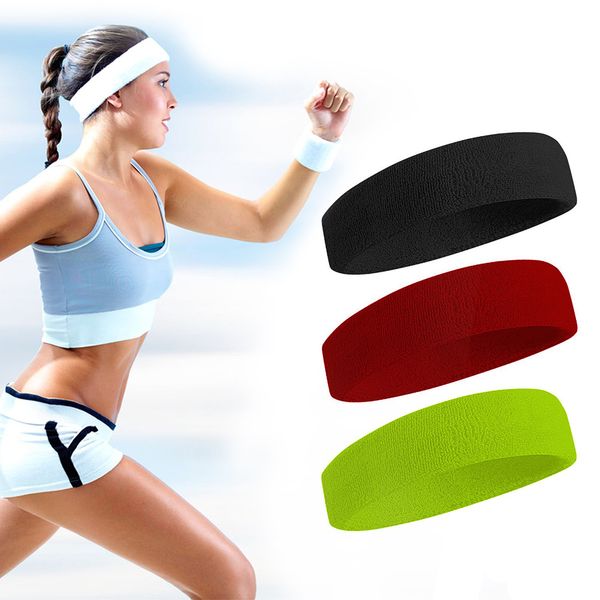 

headband sweatband yoga hair bands sports sweat bands for men women children elasticated headbands for basketball outdoor gym