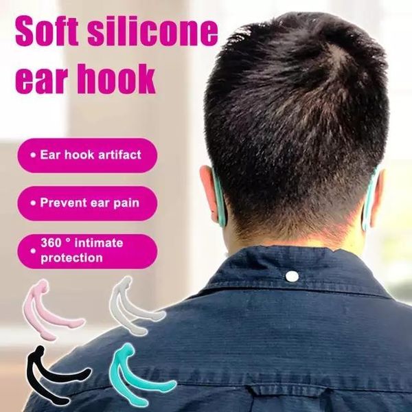 

soft silicone protective ear hooks for face mask relieve pain tightness ear protection grips masks partner artifacts padso bde2010