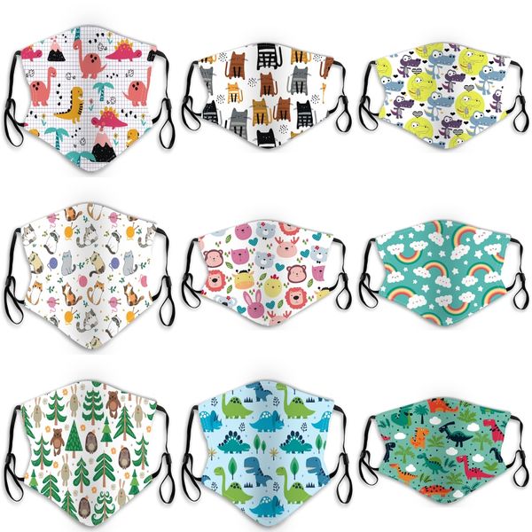 

with breathing valve children face masks protectivepm2.5 anti-splash dust reusable more safer with filter kids mask#132