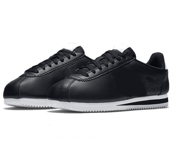 

2020 new brands casual shoes men and women cortez shoes leisure shells shoes leather fashion outdoor sneakers size 36-45, Black