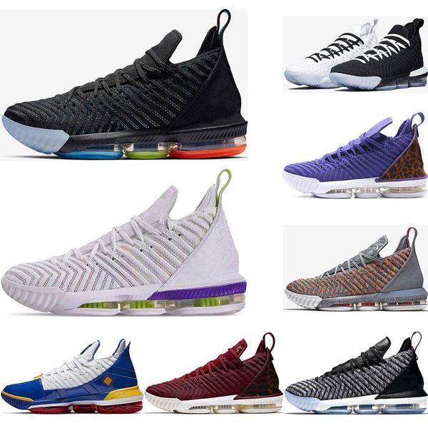 

2019 new arrivel mens 16s basketball shoes i promise equality home multicolor oreo trainers sports designer sneaker shoes size us 7-12