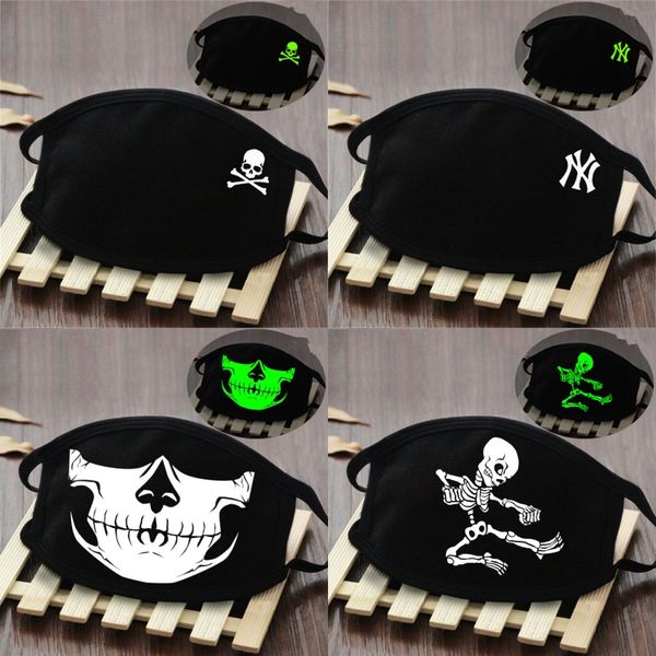 

new printed cotton cat cycling masks blend anti dust and nose protection face#590, Black