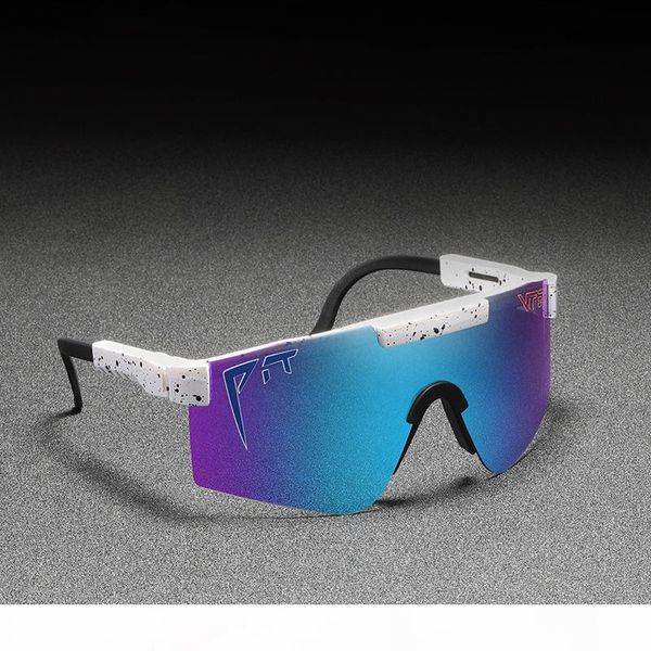 

original pit viper sport google tr90 polarized sunglasses for men women outdoor windproof eyewear 100% uv mirrored lens2020, White;black