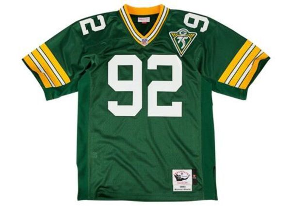 

reggie white mitchell & ness green 1993 jersey, Gray