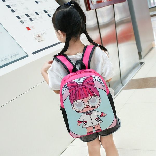 

hx5ar cute cartoon cartoon girl bag backpack backpack kindergarten boys and girls children's schoolbag for big and small classes 3-6 ye