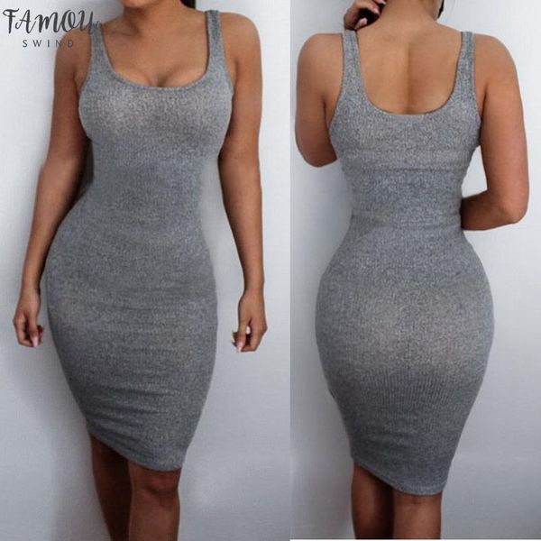 

new women summer dresses backless dresses sleeveless bodycon dress clubwear bandage ladiest shirt casual mini dress, Black;gray