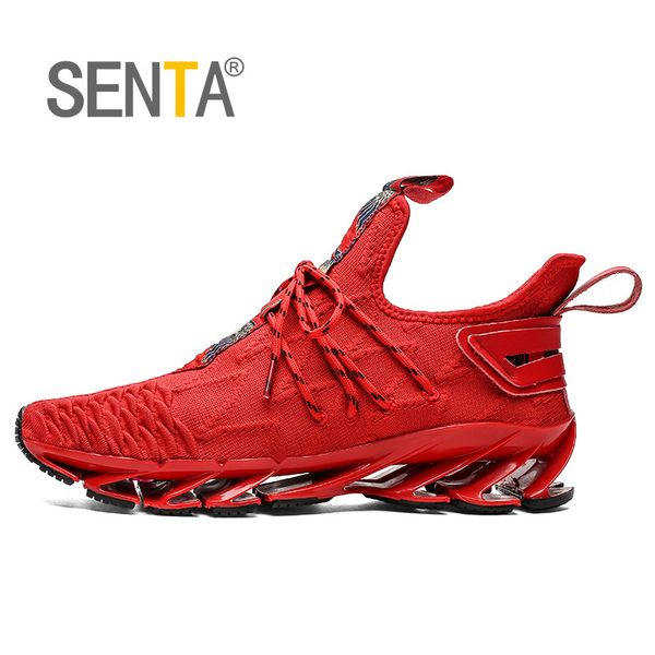 

senta blade running shoes men's professional athletic sneakers super light sport shoes trendy cushioning training jogging