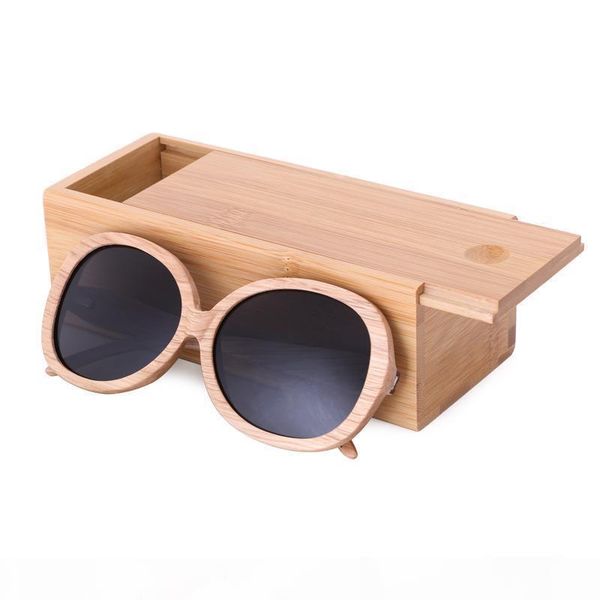 

2018 new fashion women handmade wooden polarized sunglasses bamboo wood sunglasses oculos de sol feminino dropshipping, White;black