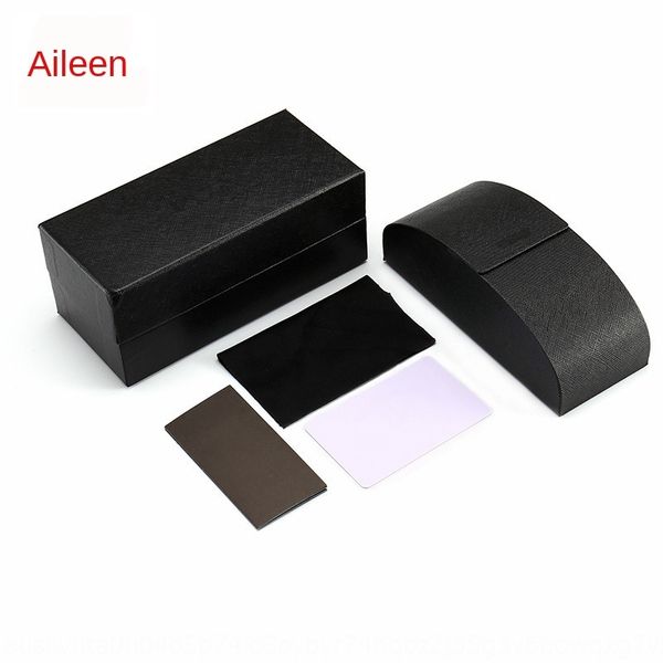 

high-end boutique case case hardcover set leather glasses box sun glasses box for sale, Blue