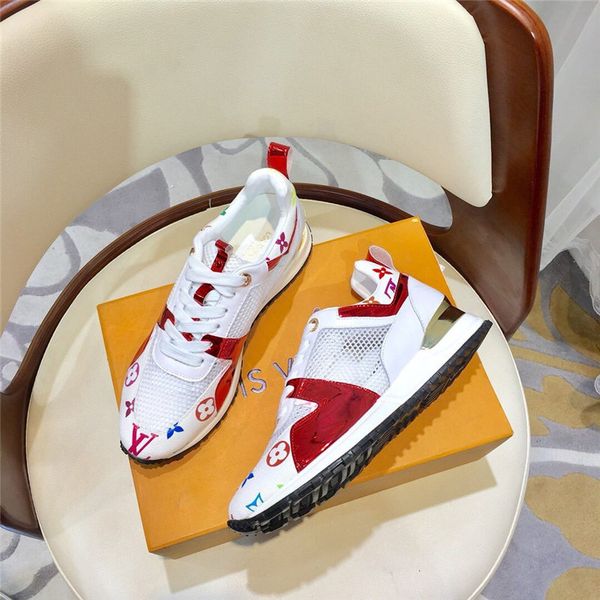

2020 new qf luxury designer run away sneakers men and women casual shoes leather breathable sneakers