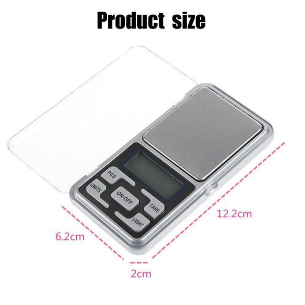 

digital scales digital jewelry scale gold silver coin grain gram pocket size herb mini electronic backlight 100g 200g 500g fast shipment