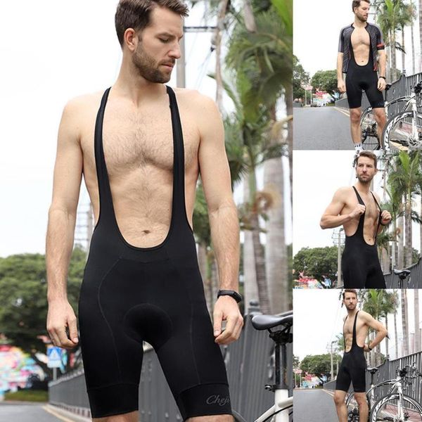 

cycling bib shorts men's bike gel padded pro bicycle pants quick dry men's cycling pants black breathable stretch fabric