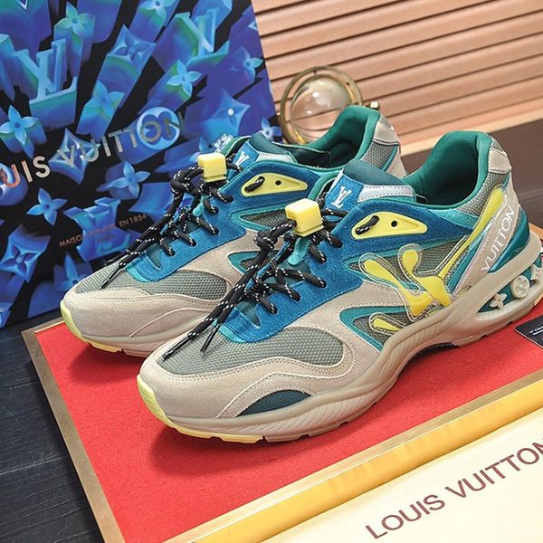 

120 men's designer casual sports shoes, fashionable outdoor travel casual shoes, sports shoes. fast delivery in original box packaging, Black