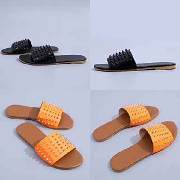 

summer slippers med eels party mules soes ladies 2020 new womens dener sandals fasion soes female coe pu ladies slippers#134, Black