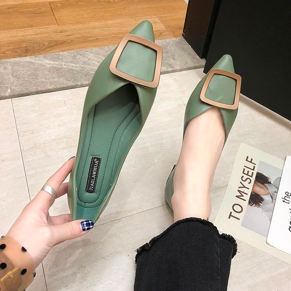 

women pumps office women casual pointed toe party pumps simple female footwear size 35-39 2020 new, Black