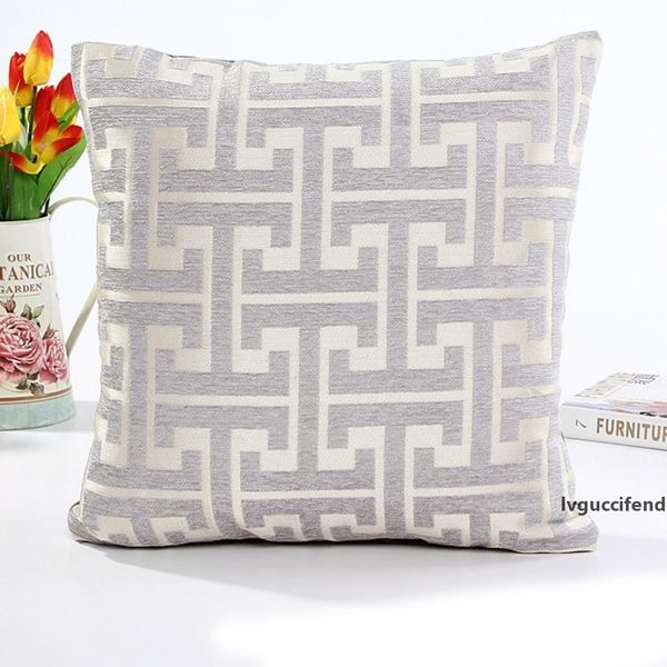 

creative square nylon cotton pillow cover luxury home decorative cushion case toss pillowcase hidden zipper closure 45cm*45cm