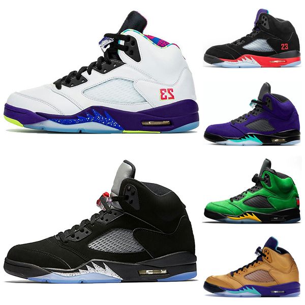 

5 5s men high basketball shoes alternate bel fresh prince olympic gold oreo mens new arrival outdoor breathable athletic shoes