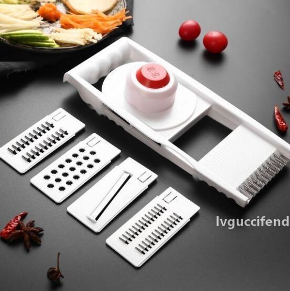 

6 sets of grater kitchen supplies pp stainless steel multi-function creative vegetable cutters cutlery vegetable slices