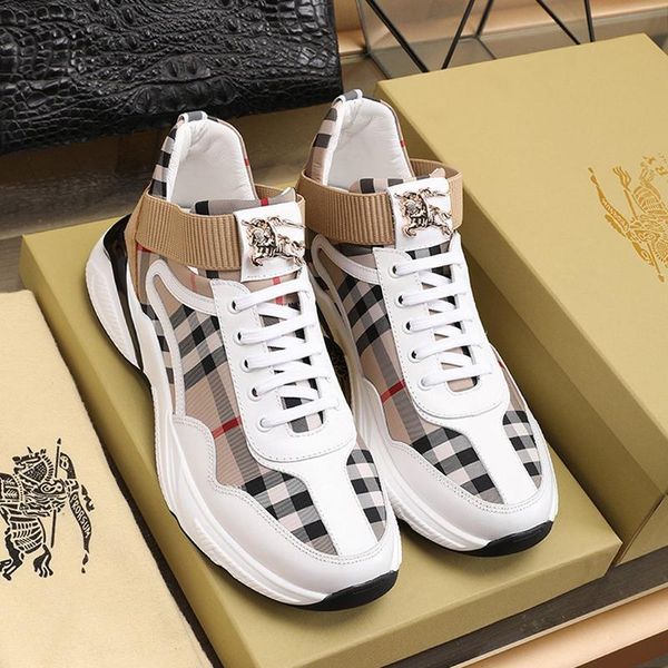 

new arrival mens shoes comfortable luxury vintage designer footwears chunky sneakers lace -up low casual men shoes zapatos de hombre, Black