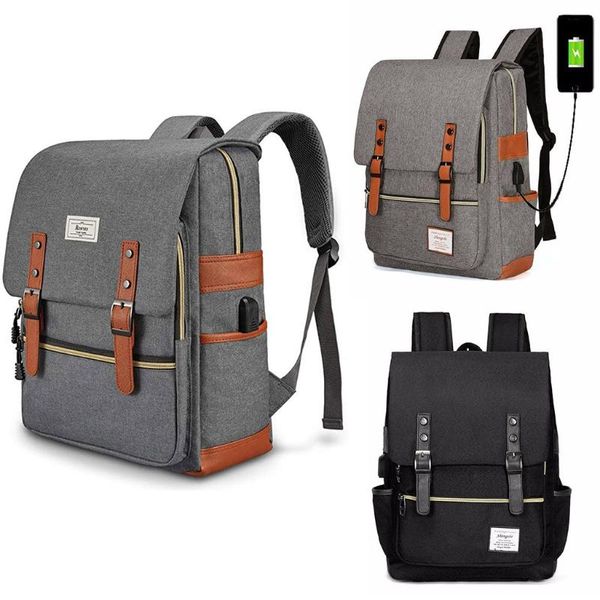 

men and women multi-function anti-theft backpack lapusb charging backpack waterproof school bag business travel bag #yl5