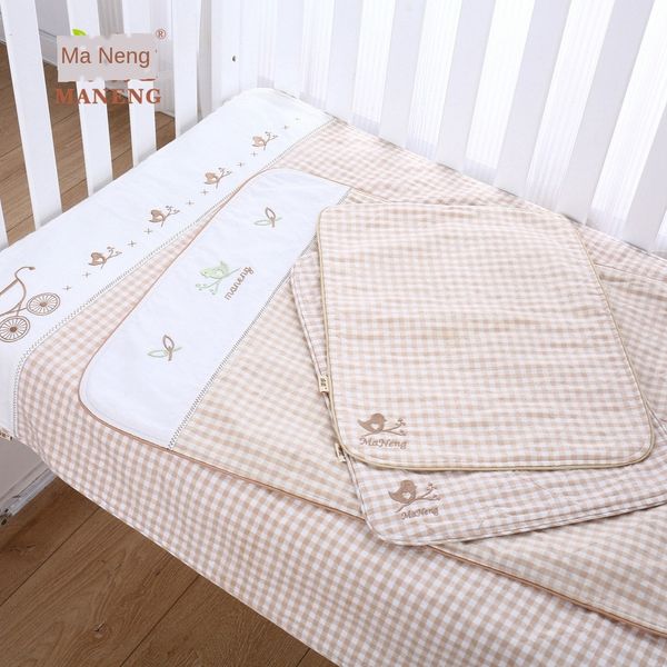 

baby newborn breathable pad ramie mat diaper diaper pad baby waterproof washable