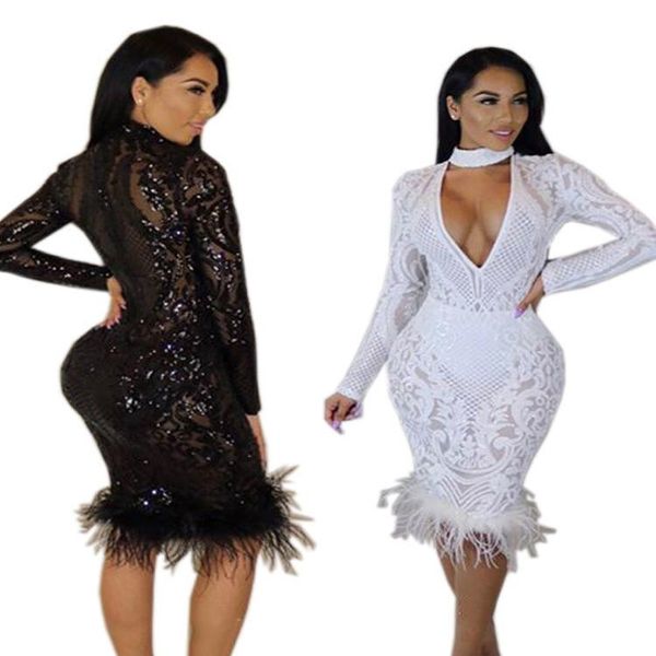 

2020 cy8001 dress nightclub beads piece light perspective v lead dress, Black;gray