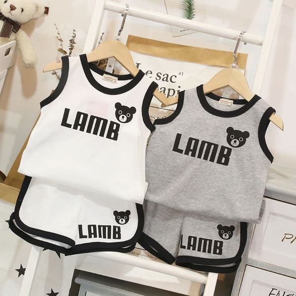 

iqj0l clohing 2020 new korean suis for boys and girls ong xu suits for boys and girls children's suit cartoon printed children's t