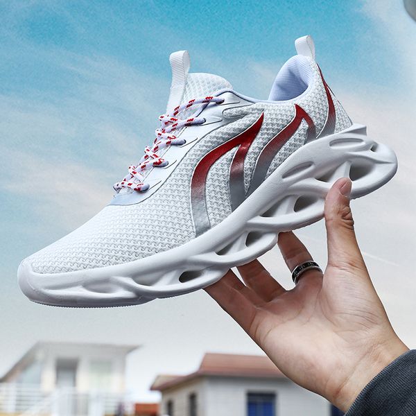 

new men running shoes 2020 brand sport shoes men walking jogging footwear outdoor mens cushioning non-slip mesh sneakers