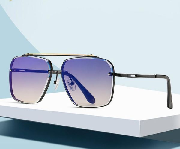 

new frameless cut-edge sunglasses mach six 01k retro sunglasses men and women classic square sunglasses