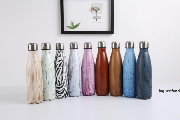 

17oz water bottle leakproof cola shape bottle stainless steel vacuum insulated bottle double wall vacuum thermos