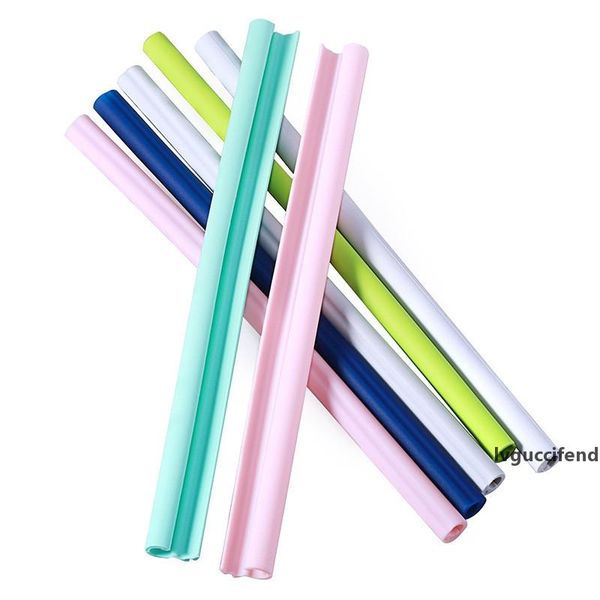 

detachable silicone straw reusable openable easily clean food grade silicone drinking straws eco-friendly party drinking straws