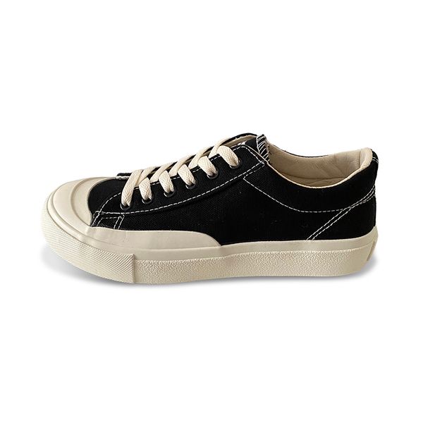 

2020 yamamoto style canvas shoes female students korean version of harajuku wild niche board shoes tide retro hong kong flavor, Black
