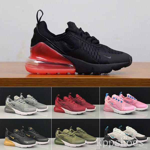 

2019 kids athletic shoes children basketball shoes wolf grey toddler sport sneakers for boy girl toddler chaussures 28-35 kk-1r, Black