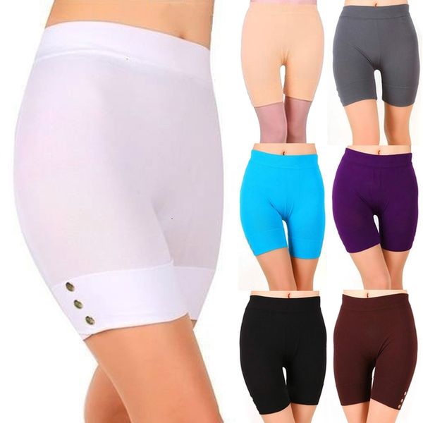 

women sport fitness leggings half high waist quick dry skinny bike short leggings women elastic casual leggings, Black