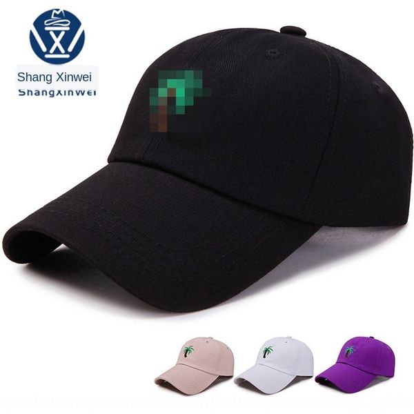 

baseball couple embroidery icon coconut tree multicolor leisure travel cap shade baseball cap sun hat sun hat, Blue;gray