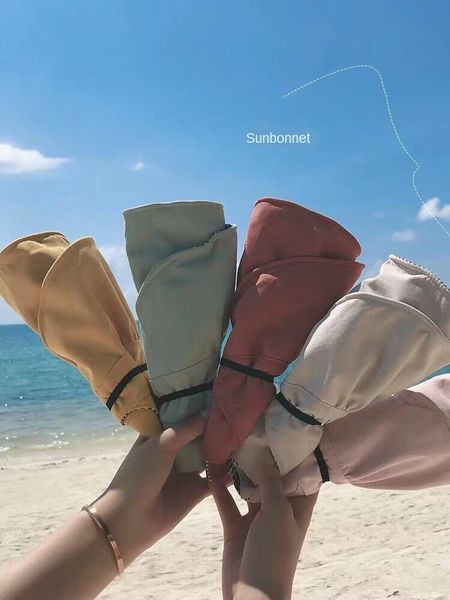 

t9pue w4022 sun for boys and girls adjustable sunshade empty sun protection fisherman parent-child bucket bucket sunshade fisherman hat, Blue;gray