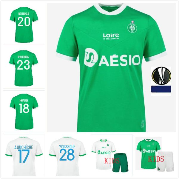 

20 21 as saints-étienne soccer technys maillot de foot youssouf 2020 2021 ethienne khazri boudebouz aholou fofana man kit kit футбольная руб, Black;yellow