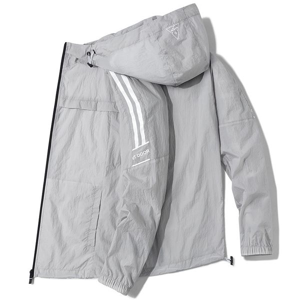 

large size jacket men sports jackets autumn casual zipper jackets men coat windbreaker male outwear windproof clothing oversize, Black;brown