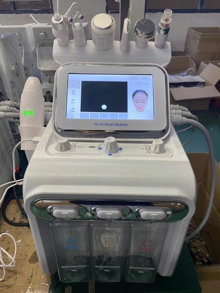 

7 в 1 h2 o2 гидро dermebrasion машины с анализатора кожи кислородом струи aqual корки гидры кожи лица омоложение по уходу за кожей, Black;white