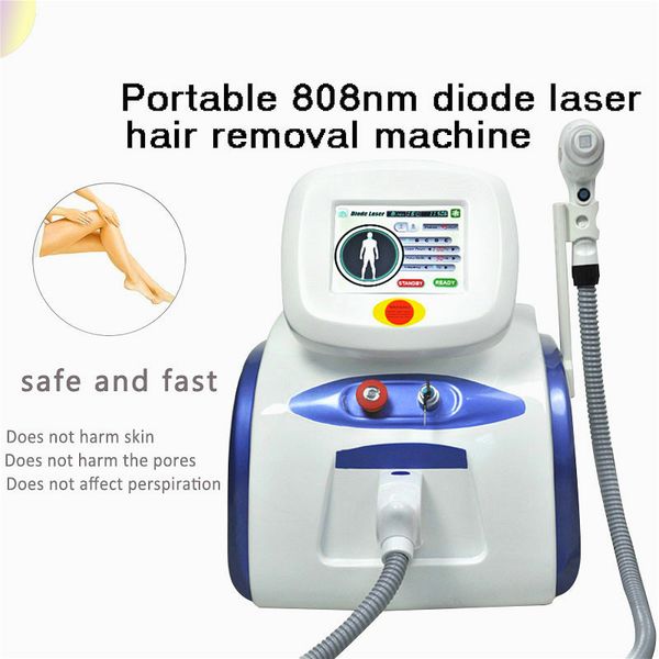 

good quality white machine the wavelength is 808 safe and permanent hair removal machine 808nm diode laser