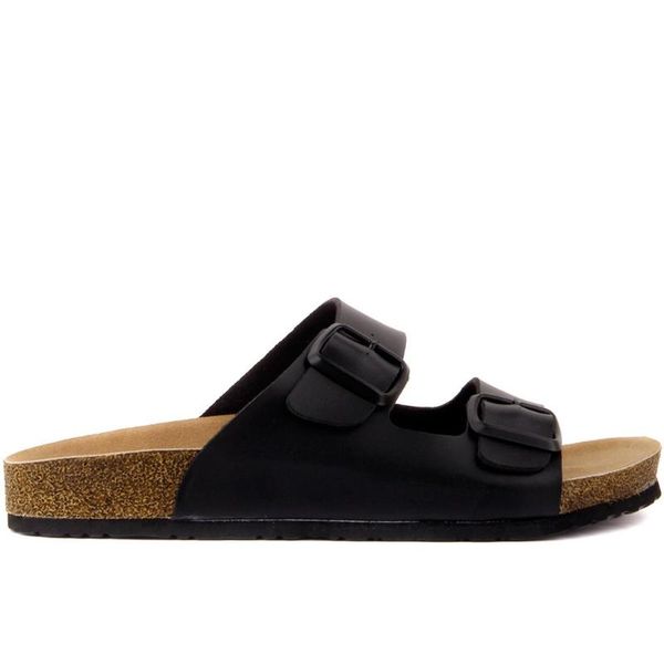 

soft-black color men 's slippers