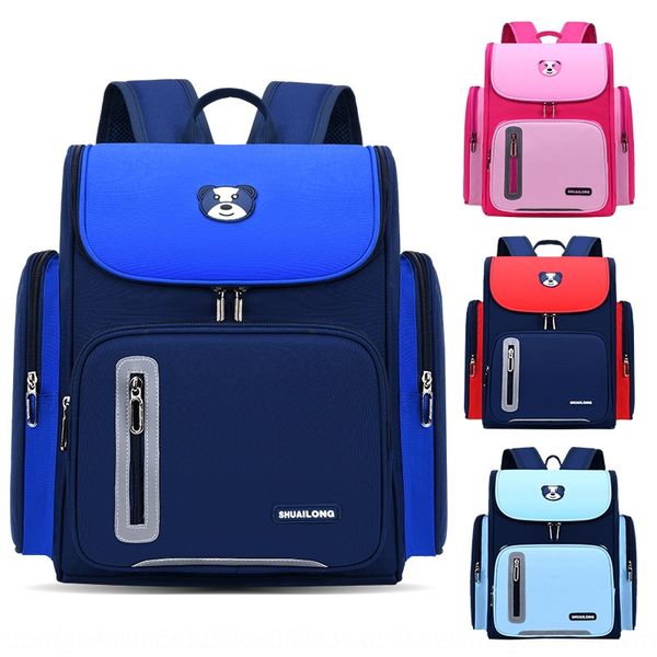 

o0zc8 children's schoolbag primary school students grade 1 to schoolbag grade 6 boys and girls lightweight korean-style burden-reducing