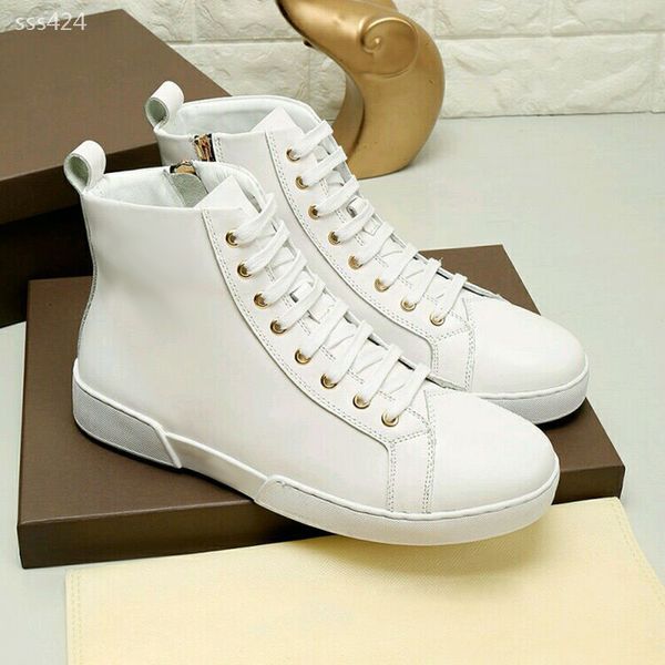 

fashion casual shoes sneakers lace-up casual cowhide low sneaker white black colors casual shoes for mens size 39-45 type3