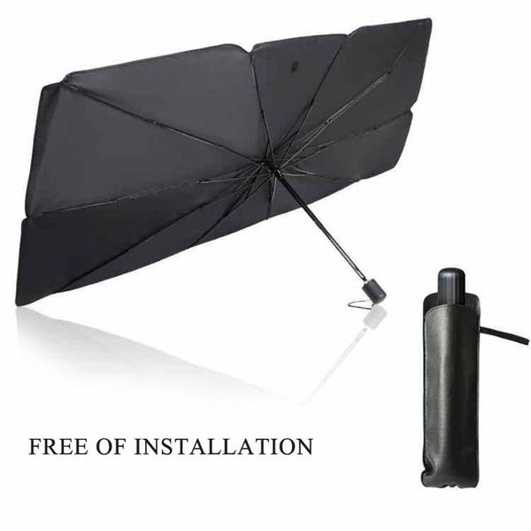 

auto sunshade windshield shading mat auto inner umbrella type silver titanium sunscreen insulation cloth car accessories