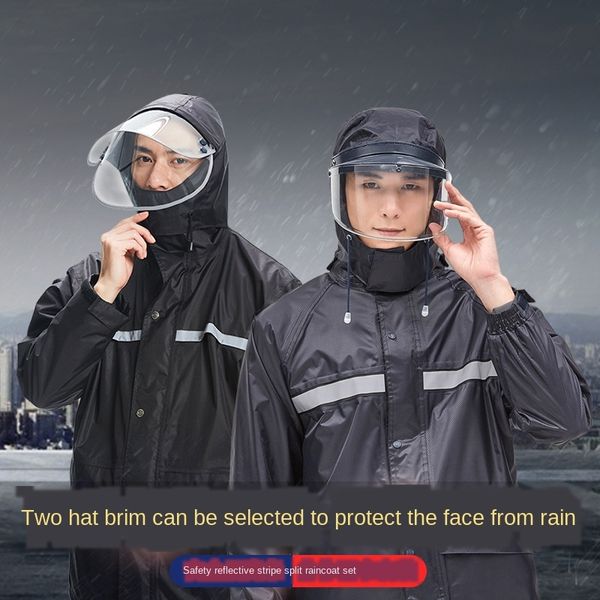

9bsfu and rain suit men's riding motorcycle setpants suit pants suitelectric motorcycle raincoat women's single thickened split ra